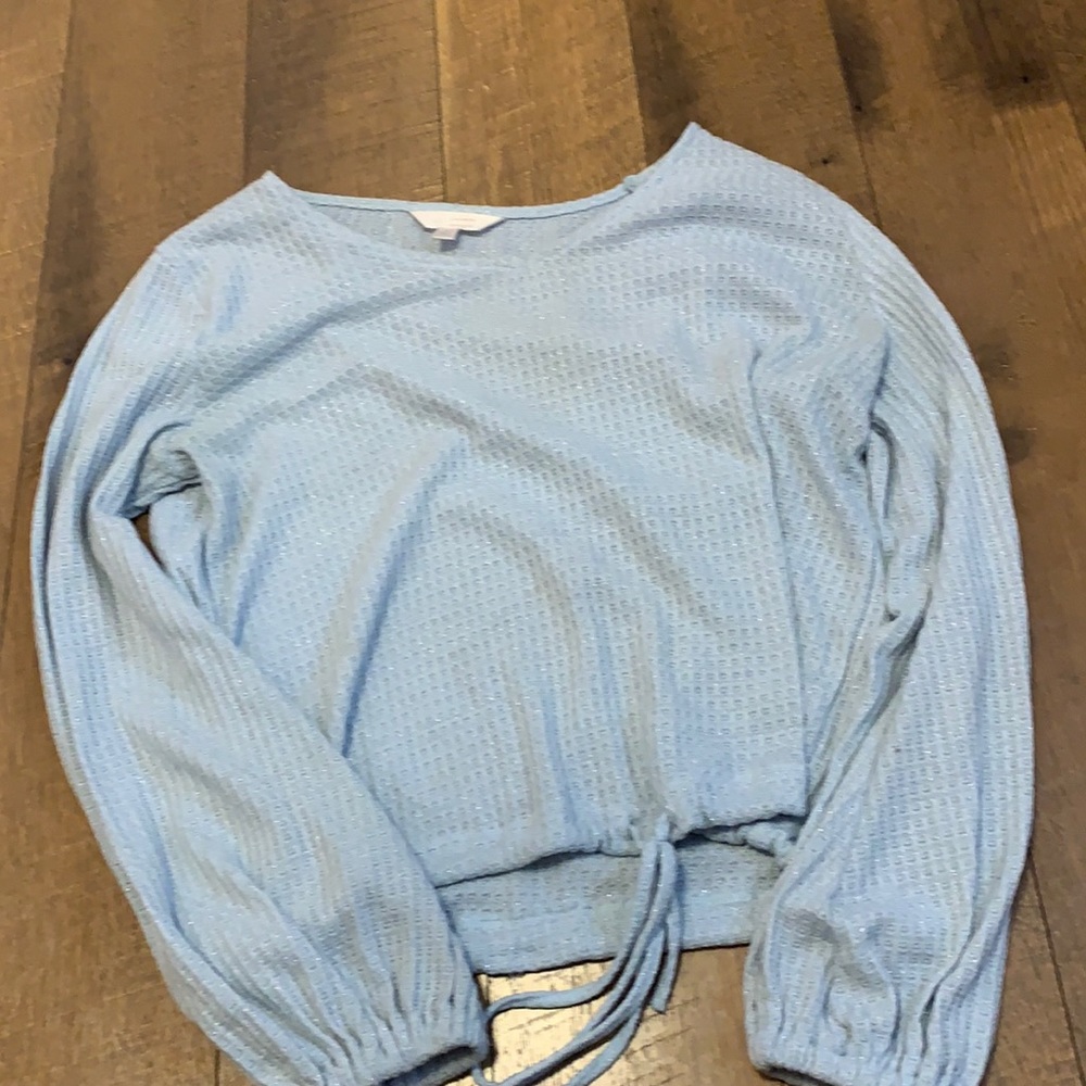 Sparkly Light blue long sleeve